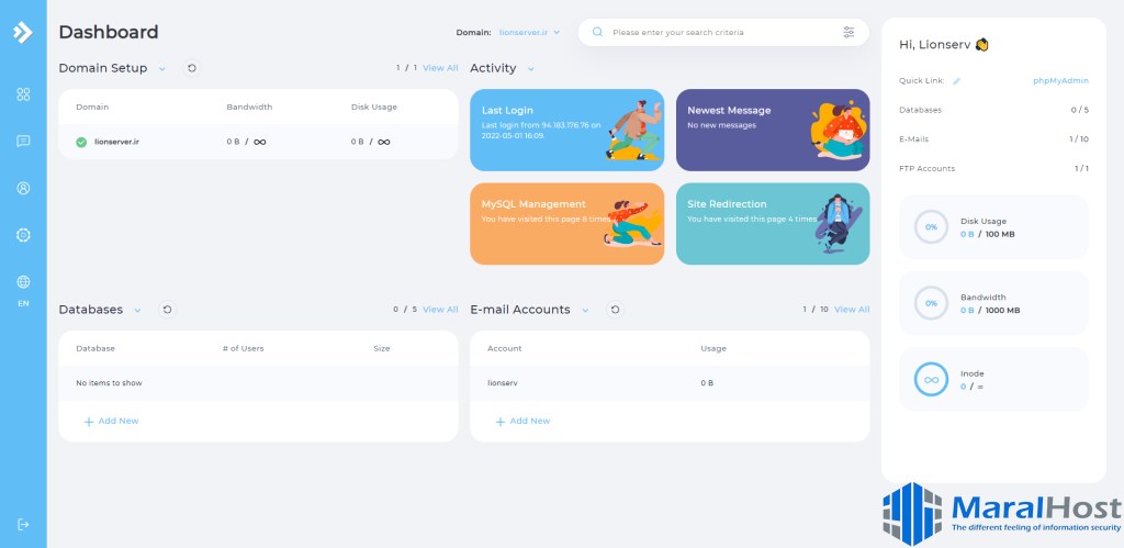 تغییر پسورد یک یوزر در پلسک، دایرکت ادمین و سی پنل