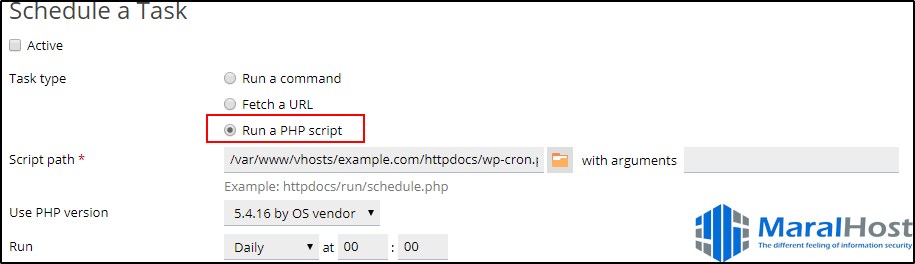 ایجاد Task Schedule در پلسک