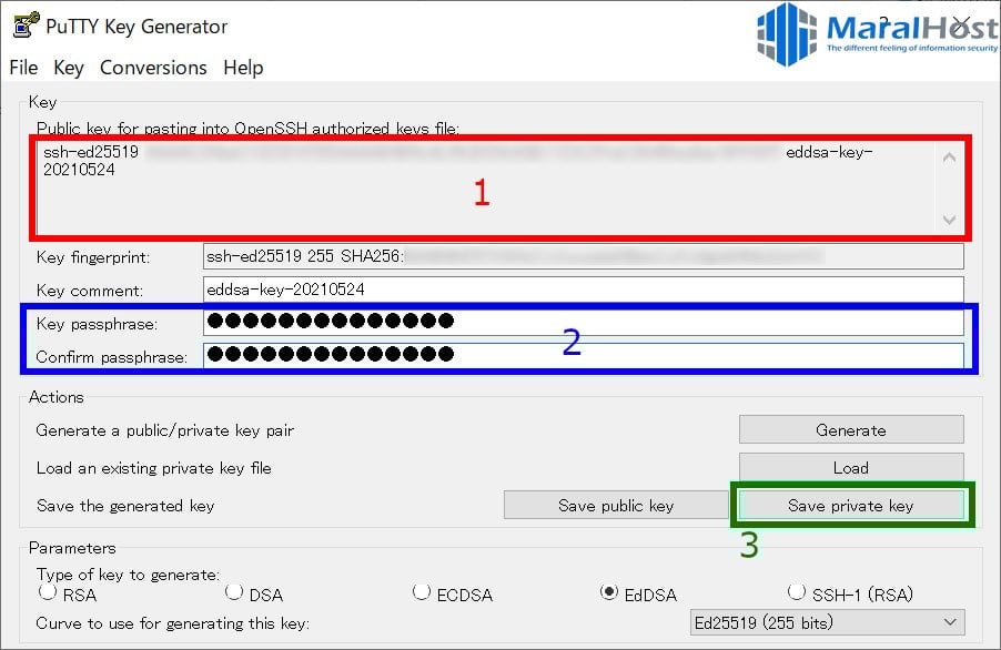 آموزش اتصال به سرور از طریق PuTTY با کلید عمومی (Public Key)