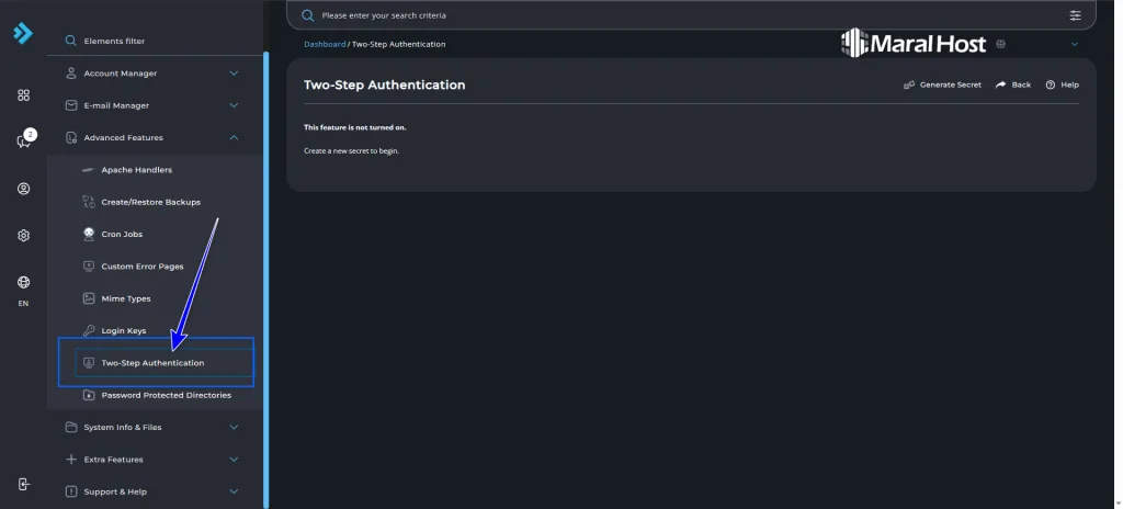 ایمن‌سازی DirectAdmin