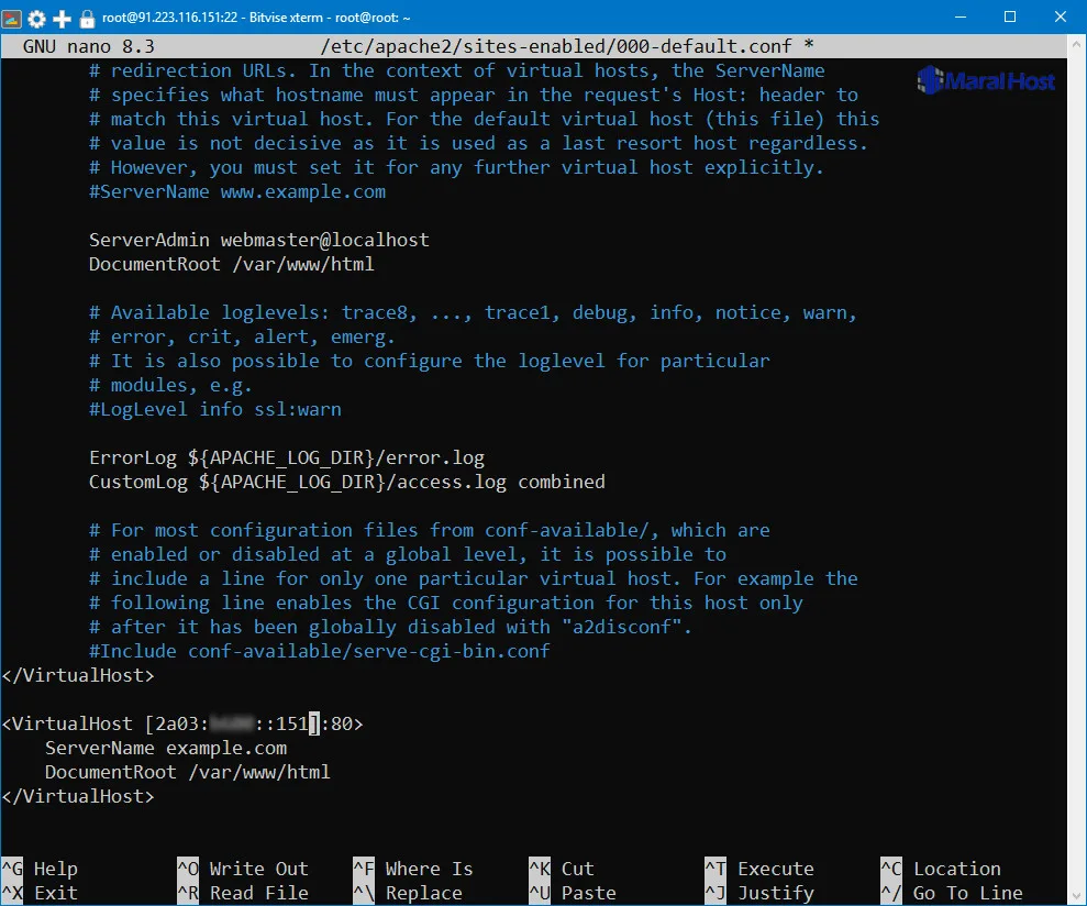 استفاده از IPv6 در Apache و Nginx