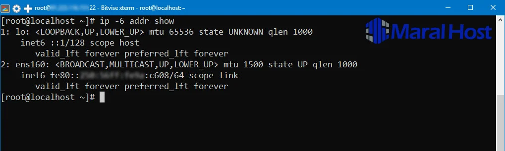 پیکربندی IPv6 روی Linux