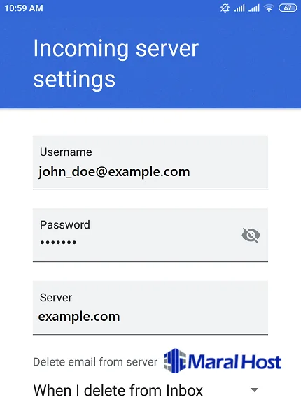 ساخت ایمیل در Plesk