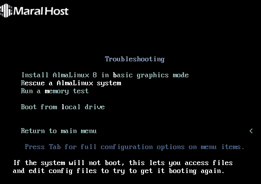 بوت نشدن سرور Dell پس از نصب CloudLinux