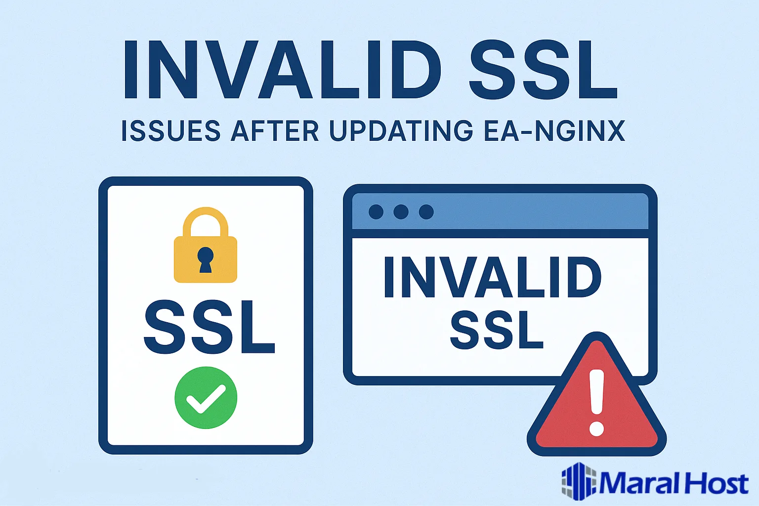 مشکل Invalid SSL پس از به‌روزرسانی ea-nginx