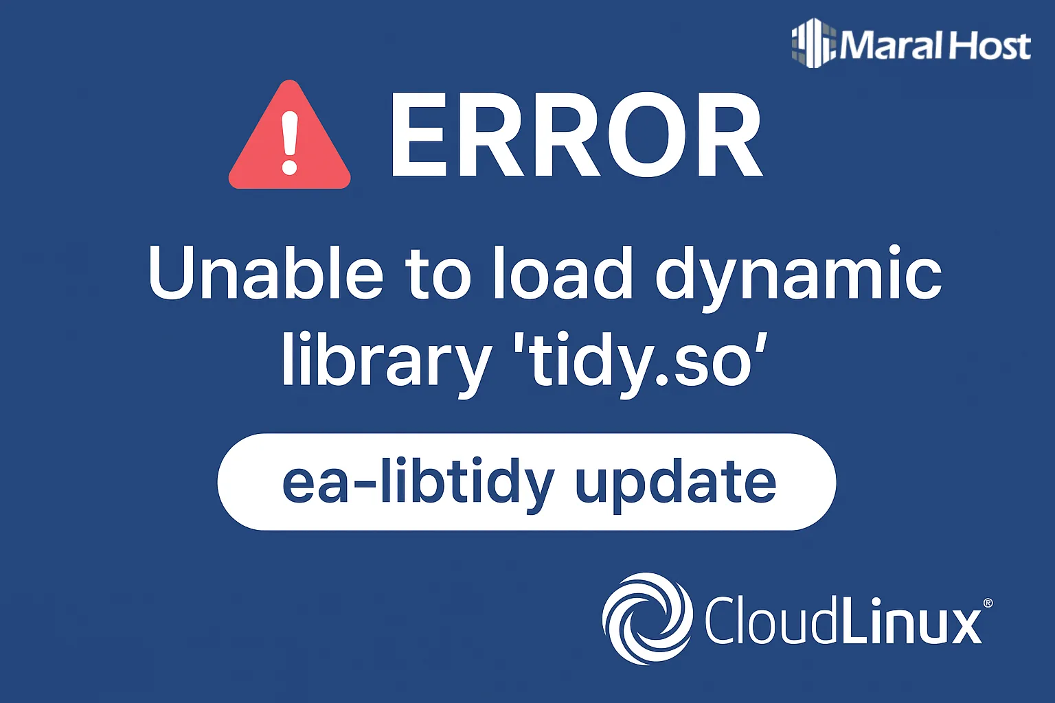 'Unable to load dynamic library 'tidy.so