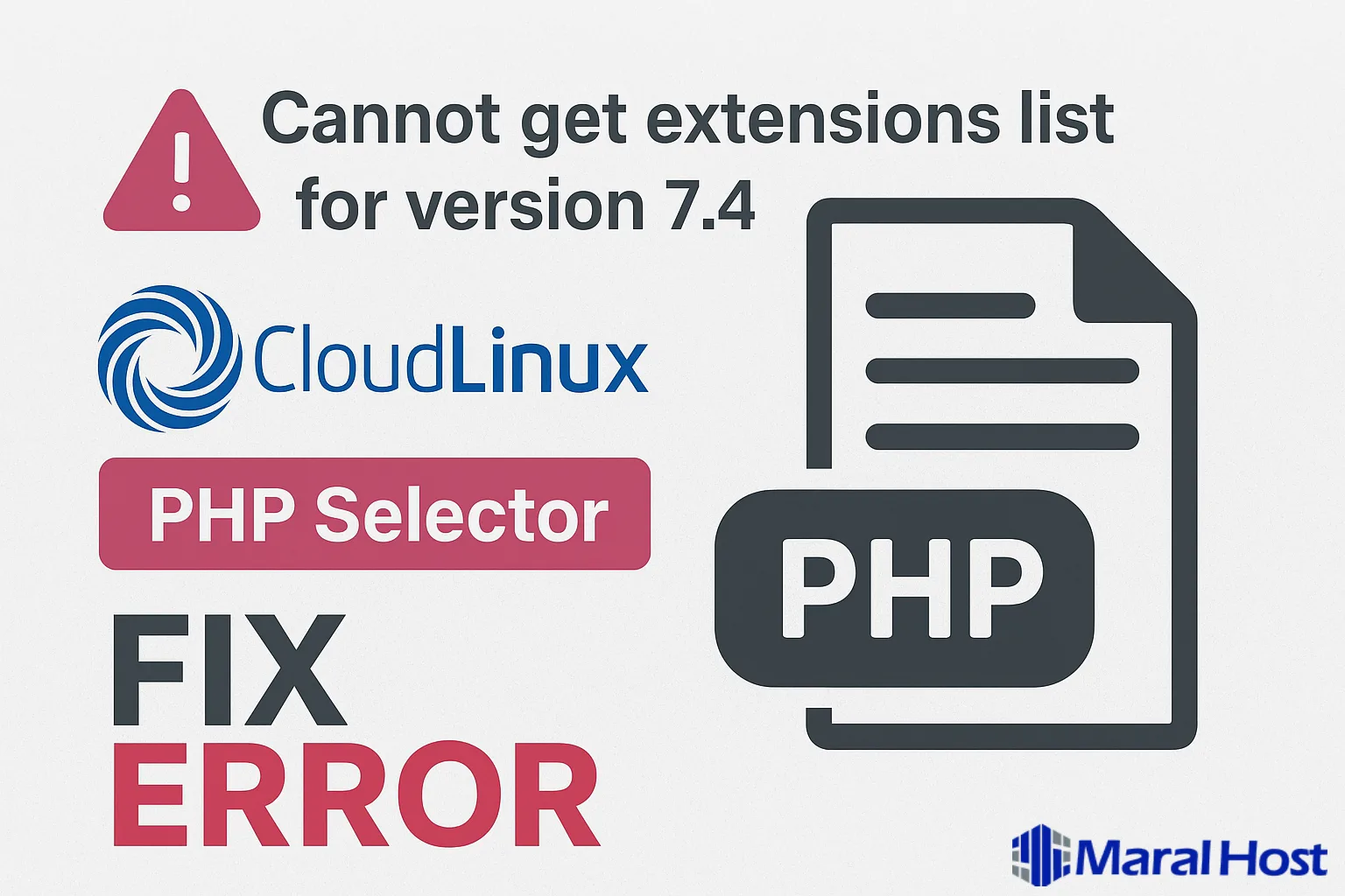 Cannot get extensions list for version 7.4