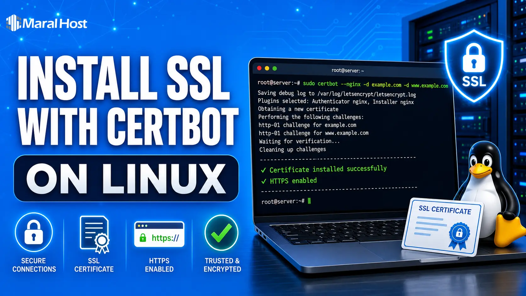 نصب SSL با Certbot