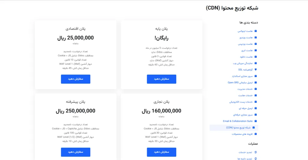 نحوه اتصال دامنه به CDN در مارال هاست