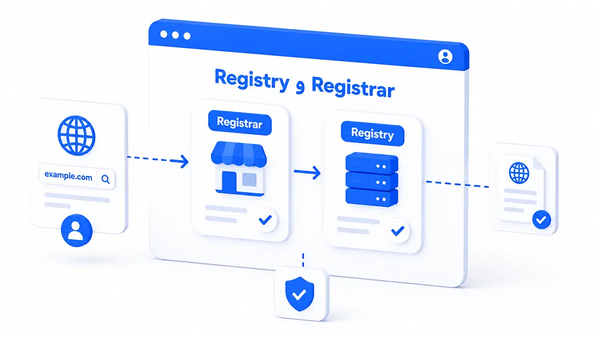 تفاوت Registry و Registrar در ثبت دامنه