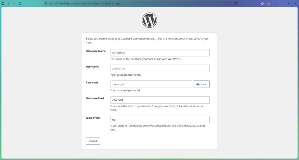 آموزش نصب دستی wordpress از طریق File Manager
