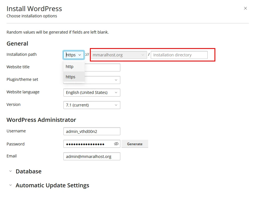 WP Toolkit: نصب وردپرس
