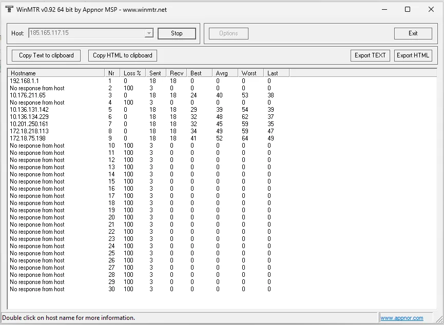 آموزش کامل WinMTR؛ بررسی Packet Loss و Latency در شبکه ویندوز