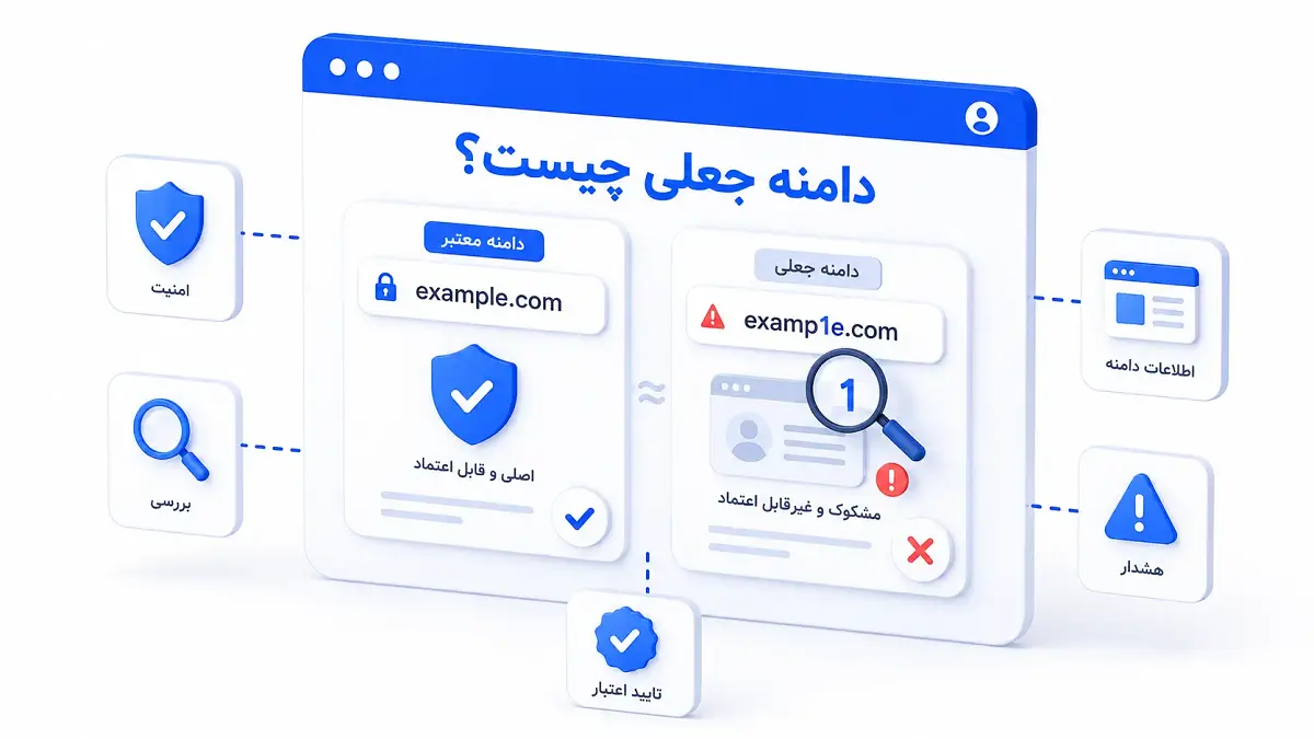دامنه جعلی چیست و چگونه دامنه تقلبی را شناسایی کنیم