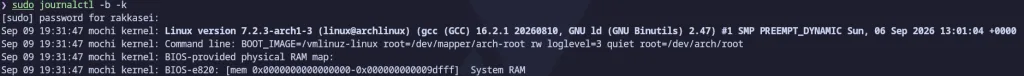 journalctl -b؛ بررسی خطاهای Boot در لینوکس