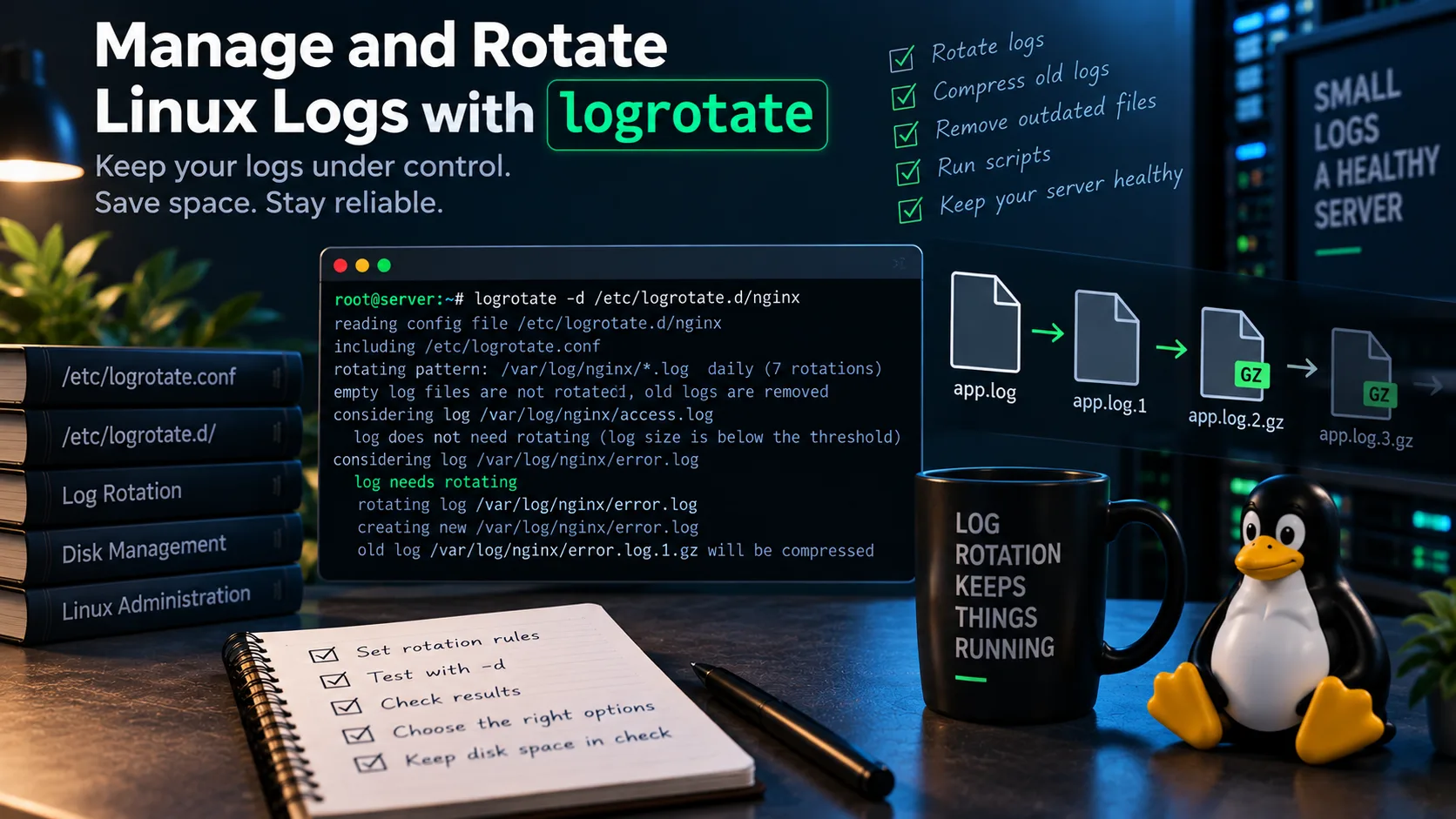 Linux logrotate