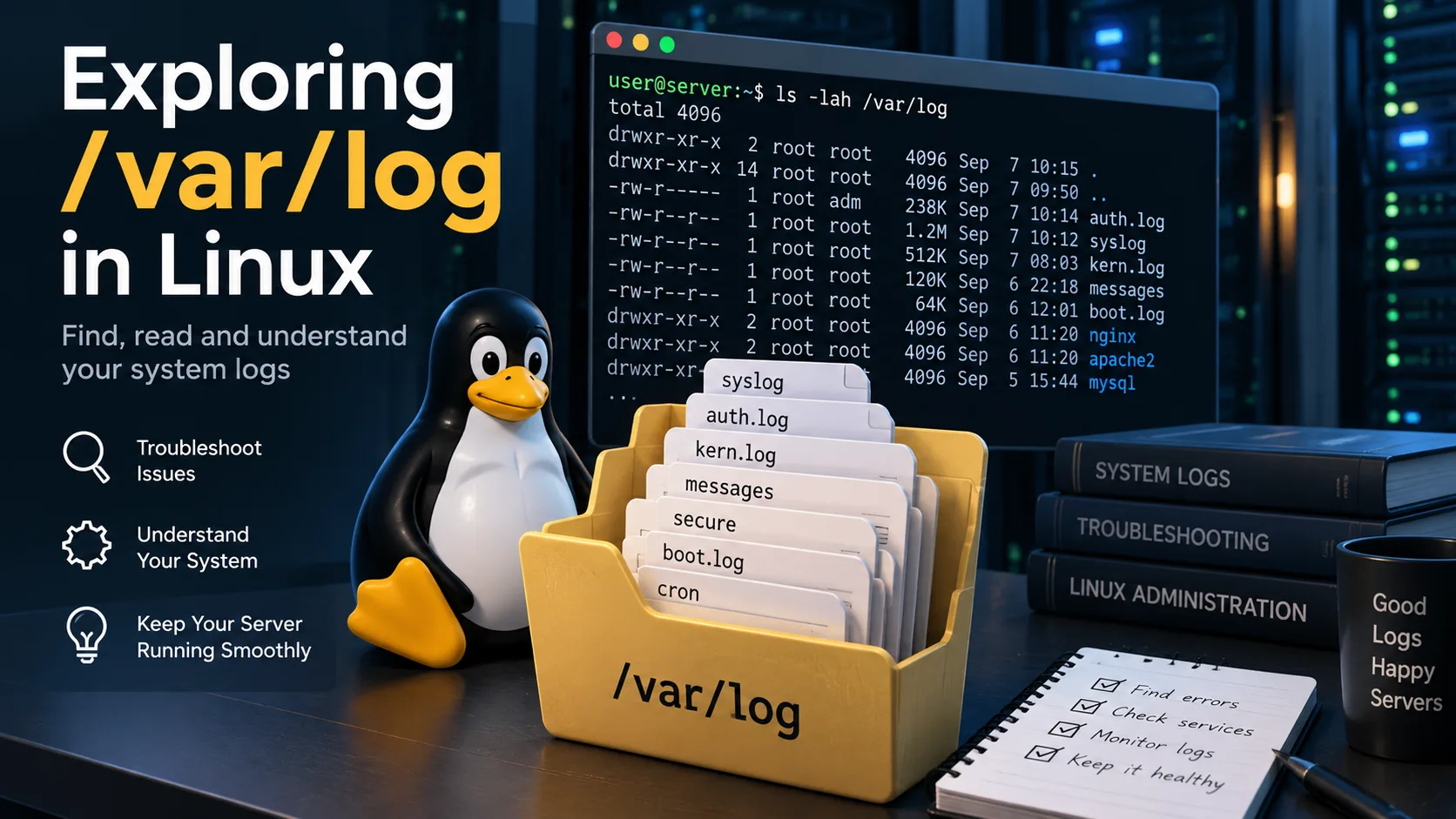 linux var log
