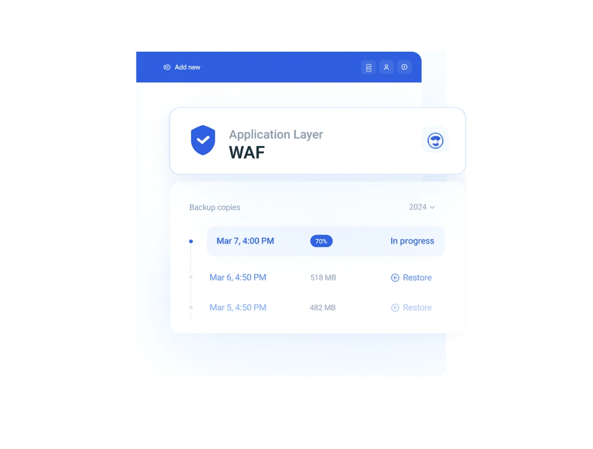 سرور مجازی GitLab | اجرای امن CI/CD با منابع اختصاصی و سرعت بالا - محافظت فایروال برنامههای وب (WAF)